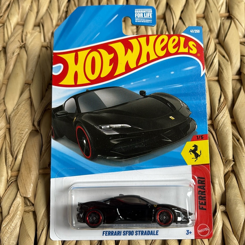 Hot Wheels Ferrari SF90 Stradale Black Car Hotwheels Collectible 2026 🆕